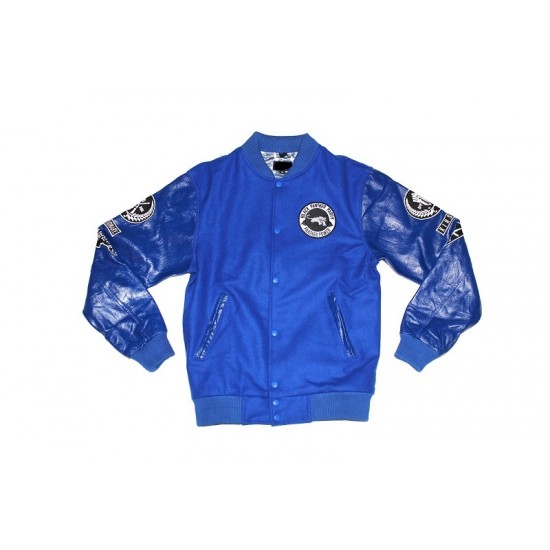 Black Panther Blue Varsity Jacket