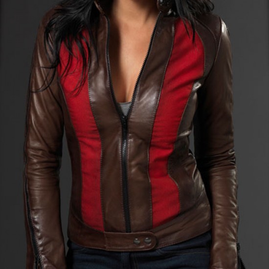 Blade Jessica Biel Trinity Abigail Leather Jacket