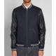 Blouson Copper A.P.C. Varsity Blue and Black Jacket