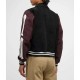 Bones Amiri Corduroy Black Varsity Jacket