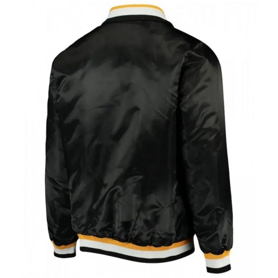 Boston Bruins Starter Bomber Black Jacket