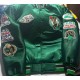 Boston Celtics Dark Green Satin Jacket