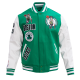 Boston Celtics Retro Clasiic Rib Varsity Jacket