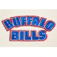 Buffalo Bills Retro Classic Rib Off White Wool Varsity Jacket