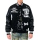 Bulldog First Row Black Varsity Jacket