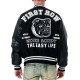 Bulldog First Row Black Varsity Jacket