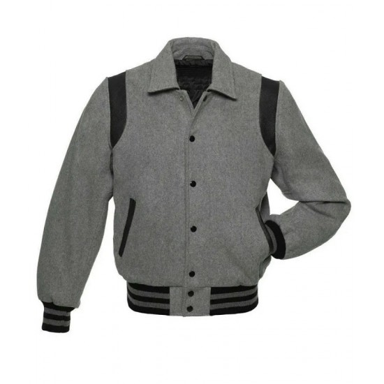 Byron Collar Baseball Varsity Jacket