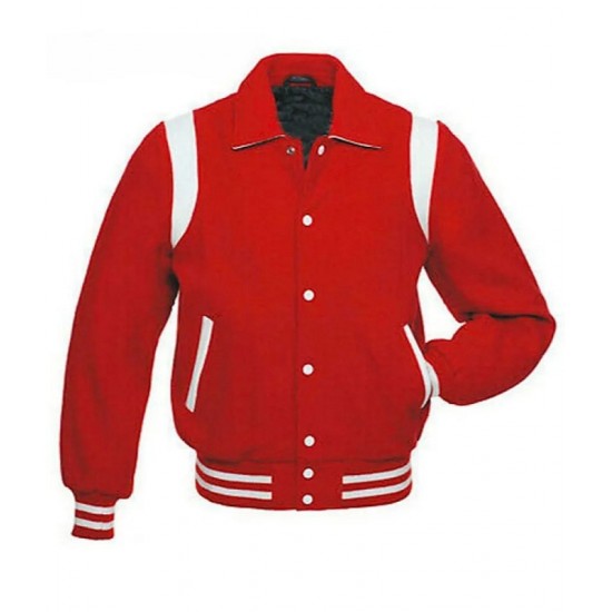 Byron Collar Baseball Varsity Jacket