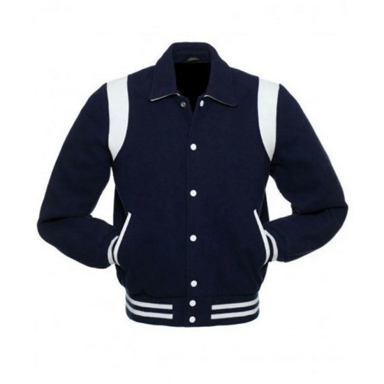 Byron Collar Baseball Varsity Jacket