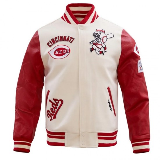 Cincinnati Reds Retro Classic Wool Varsity Jacket