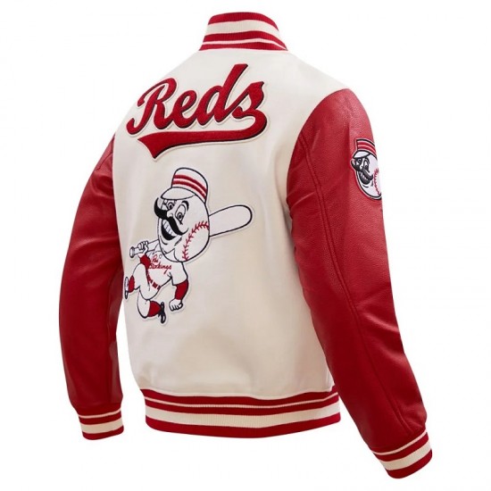 Cincinnati Reds Retro Classic Wool Varsity Jacket