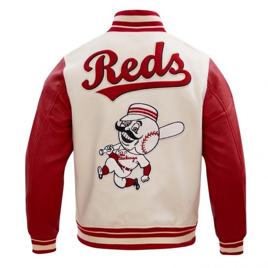 Cincinnati Reds Retro Classic Wool Varsity Jacket