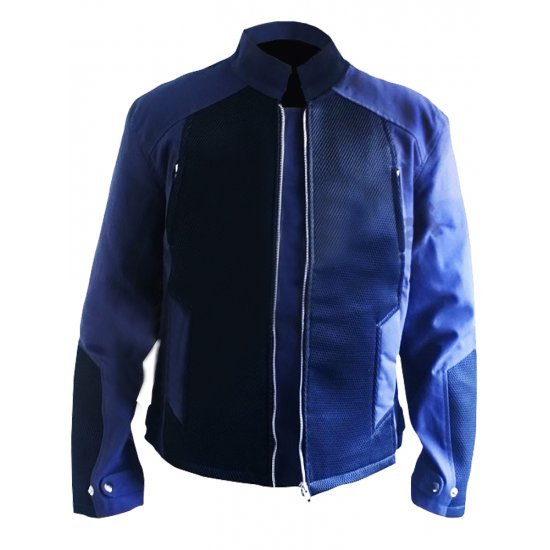 Captain America Steve Rogers Blue Cotton Jacket