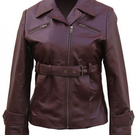 Captain America The First Avenger Peggy Carter Brown Leather Jacket