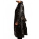 Captain Hook Leather Trench Coat