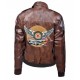 Captain Marvel Carol Danvers Leather Flight Bomber Jacket