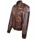 Captain Marvel Carol Danvers Leather Flight Bomber Jacket