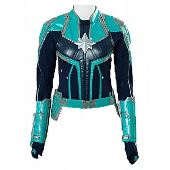 Captain Marvel Green Jacket