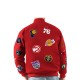 Carl Banks NBA Twill Red Collage Jacket