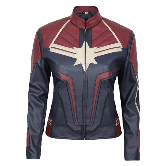 Carol Danvers Captain Marvel Leather Jacket