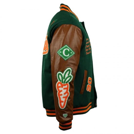 Carrots Arlington Heights Green Varsity Jacket