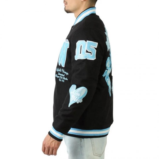 Cherub Rock Rebel Minds Black Varsity Jacket