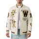 Cherub Rock Rebel Minds Varsity White Jacket