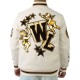 Cherub Rock Rebel Minds Varsity White Jacket