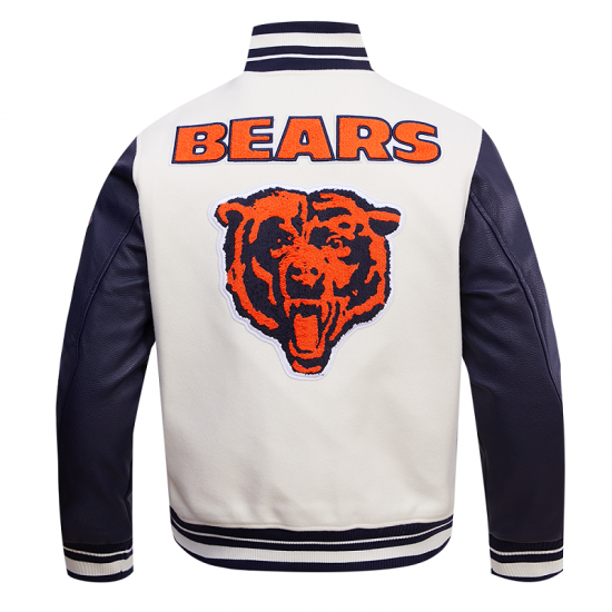 Chicago Bears Retro Classic Rib Varsity Jacket