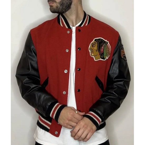 Chicago Blackhawks Campbell Varsity Jacket