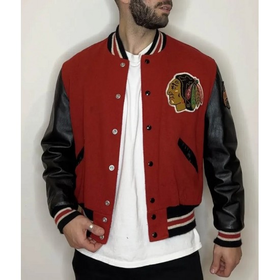 Chicago Blackhawks Campbell Varsity Jacket