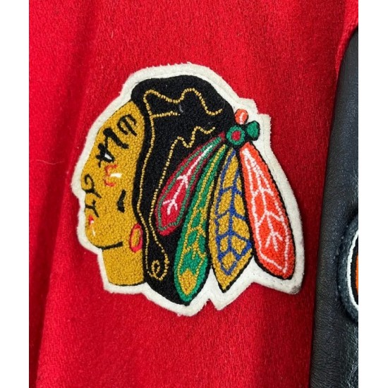 Chicago Blackhawks Campbell Varsity Jacket