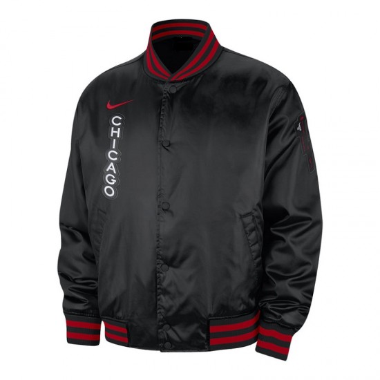 Chicago Bulls City Edition Polyester Jacket