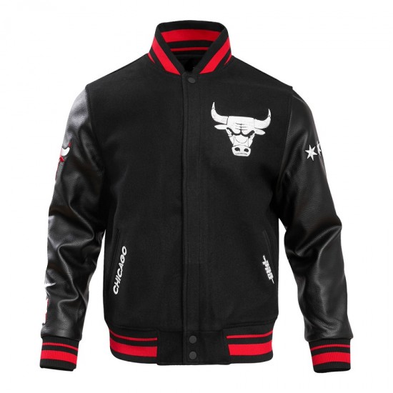 Chicago Bulls City Edition Wool Varsity Jacket