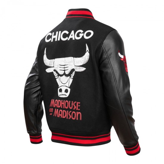 Chicago Bulls City Edition Wool Varsity Jacket