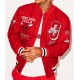 Chicago Bulls Red Varsity Jacket