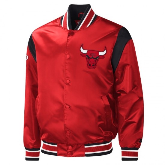 Chicago Bulls Starter Force Play Satin Jacket