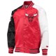 Chicago Bulls Starter Reliever Varsity Satin Raglan Jacket