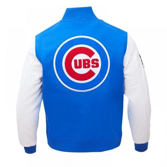 Chicago Cubs Home Town Blue Wool Varsity Jacket