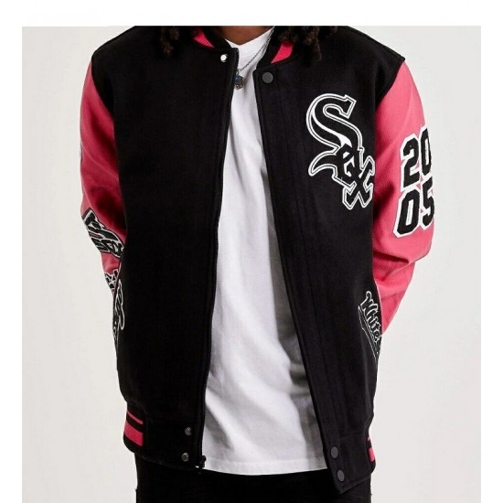 Chicago White Sox Mash Up Varsity Mens Jacket