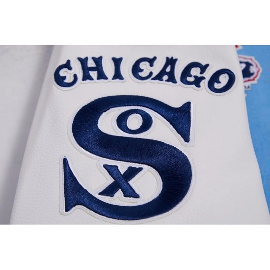 Chicago White Sox Retro Classic Blue Wool Varsity Jacket