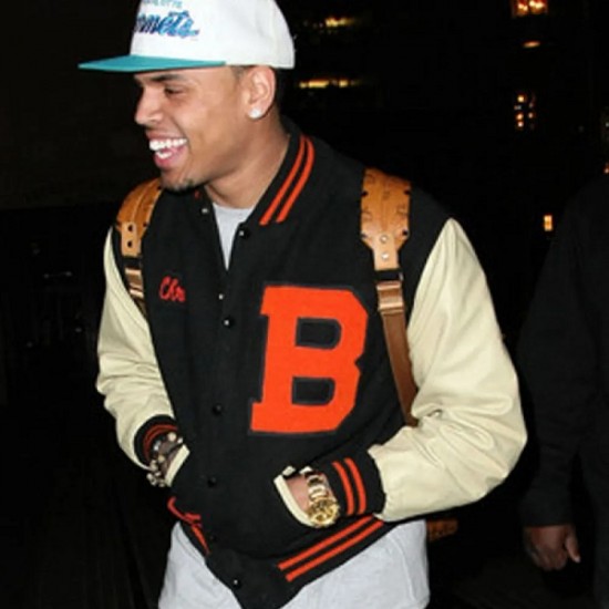 Chris Brown Letterman M Jacket