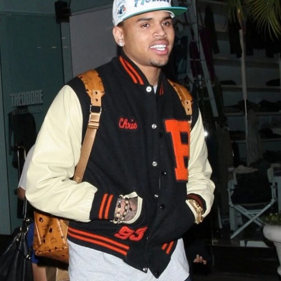 Chris Brown Letterman M Jacket