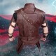 Chris Hemsworth Thor Ragnarok Brown Leather Vest With Removable Belts