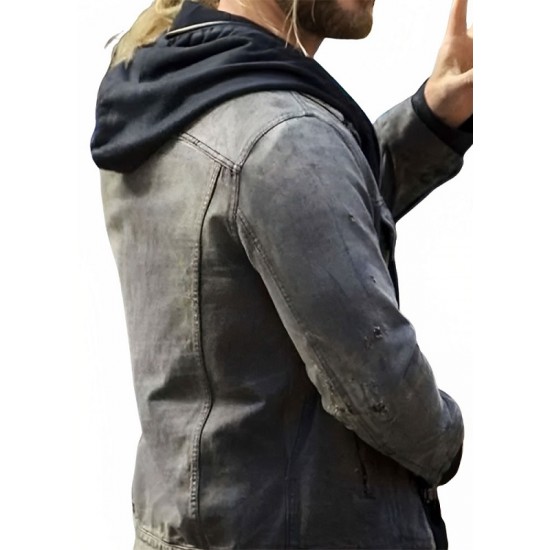 Chris Hemsworth Thor Ragnarok Denim Jacket