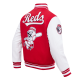 Cincinnati Reds Retro Classic Red Wool Varsity Jacket