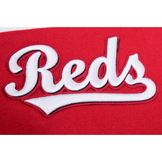 Cincinnati Reds Retro Classic Red Wool Varsity Jacket