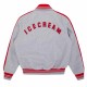 Cones and Bones ICECREAM Gray Varsity Jacket