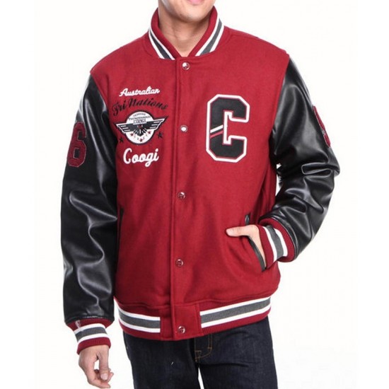 Coogi Australian Letterman Jacket