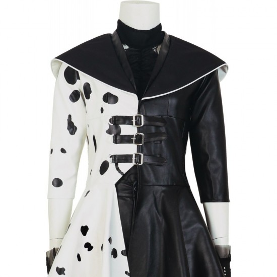 Cruella De Vil Cosplay Costume Adult Women Cruella